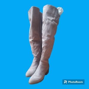 Charles David Luxury Respect over the knee tall boots.  Faux suede. Wide calf.